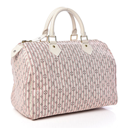Louis Vuitton Mini Lin Croisette Speedy 30 Rouge 3 of 10