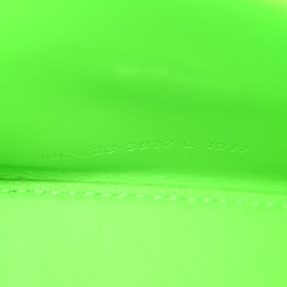Balenciaga Shiny Box Calfskin Hourglass Top Handle Bag XS Fluo Green 8 of 12
