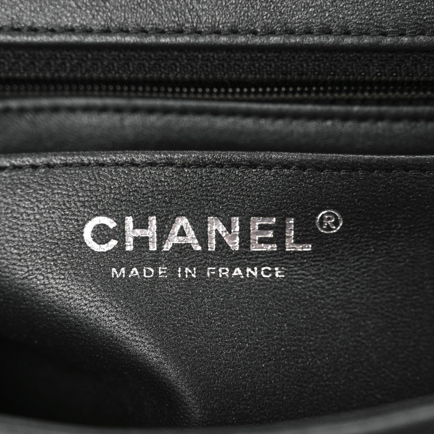Lambskin Quilted Mini Rectangular Flap So Black