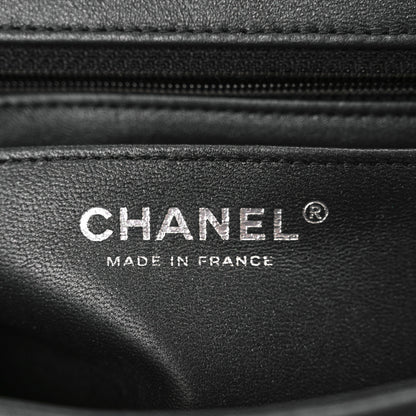 Chanel Lambskin Quilted Mini Rectangular Flap So Black 6 of 10