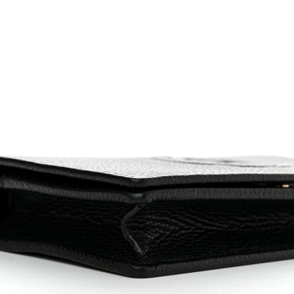 Gucci Pebbled Calfskin Soho Wallet On Chain Black 8 of 9