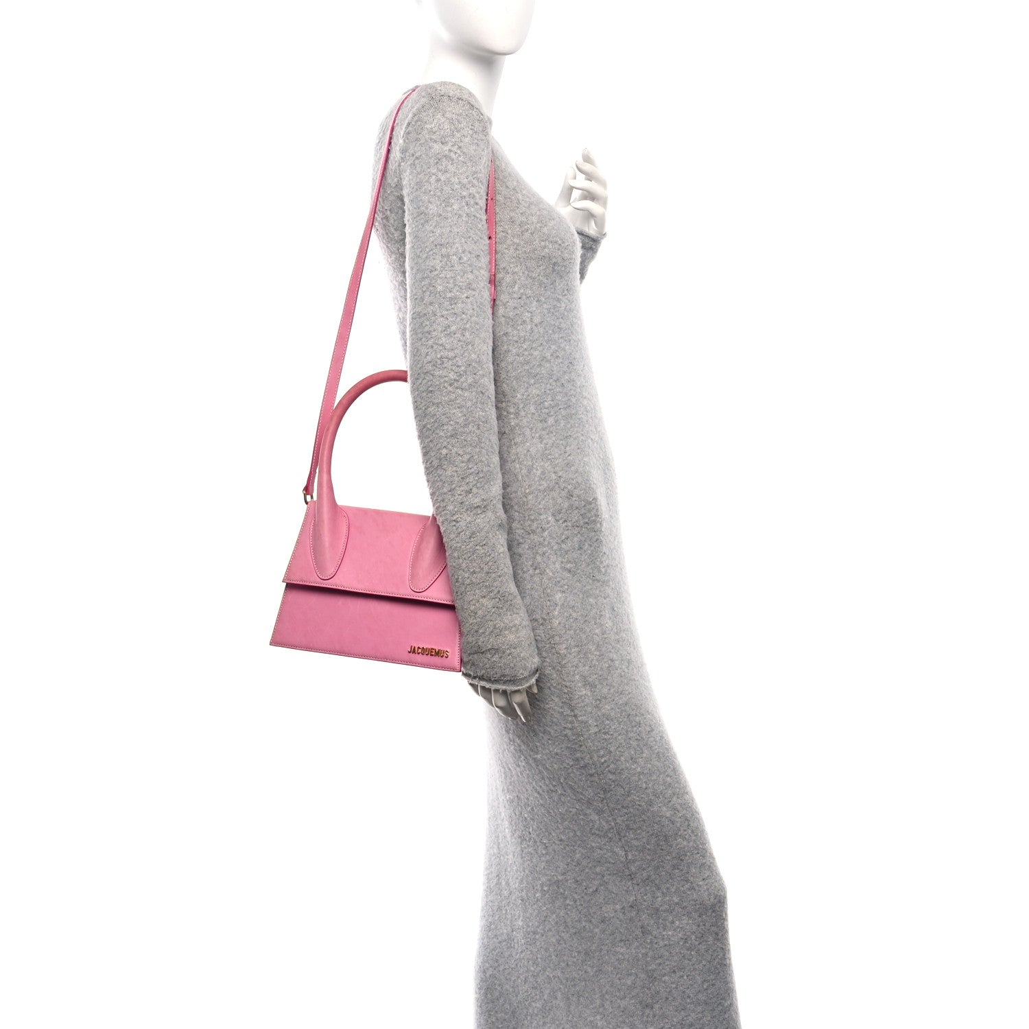 Jacquemus Nubuck Le Grand Chiquito Pink 2 of 11