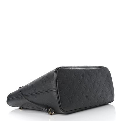 Louis Vuitton Empreinte Monogram Giant Neverfull MM Black 4 of 8