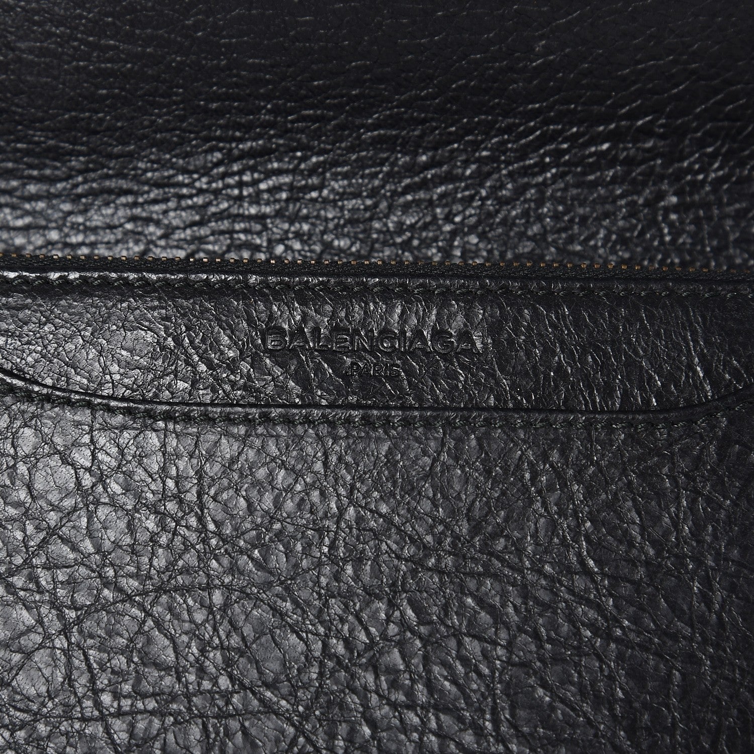 Balenciaga Agneau Giant 12 Brass Wallet On Chain Black 6 of 7