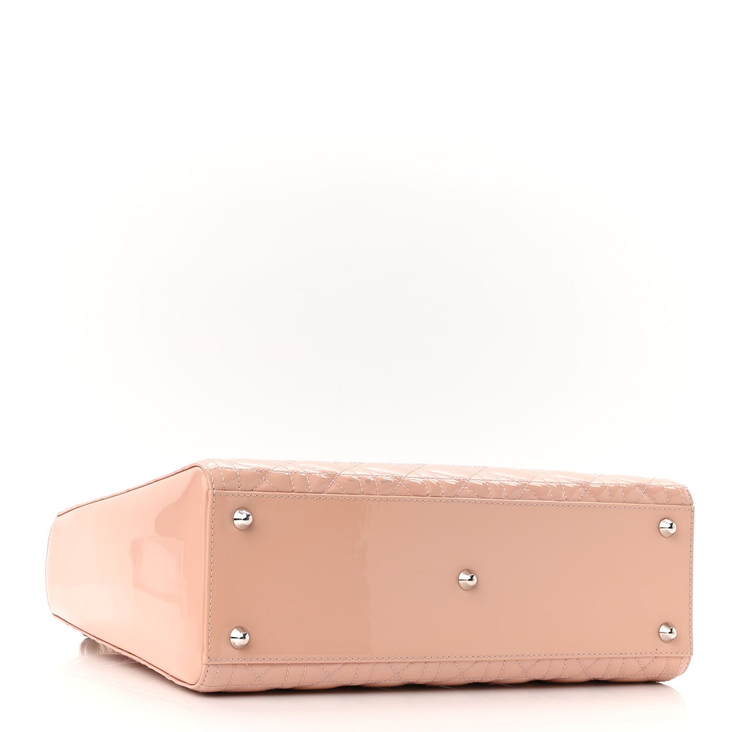 Patent Cannage Large Lady Dior Light Pink