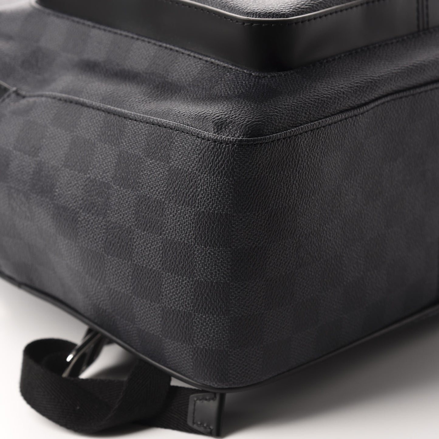 Damier Graphite Logo Josh Backpack Grey
