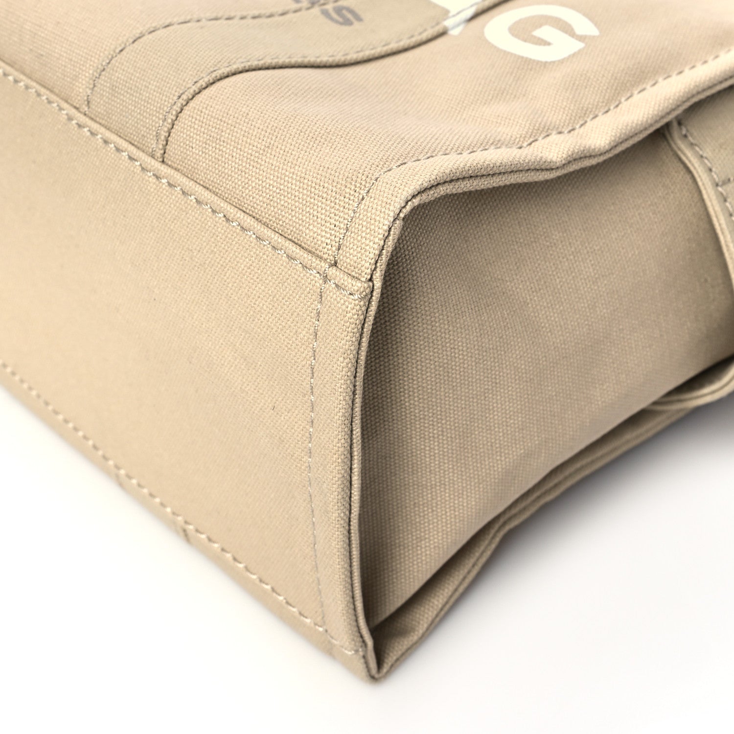 Marc Jacobs Cotton Canvas Medium The Traveler Tote Bag Beige 9 of 9