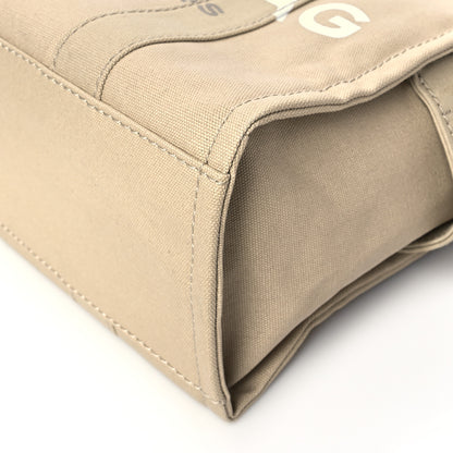 Marc Jacobs Cotton Canvas Medium The Traveler Tote Bag Beige 9 of 9