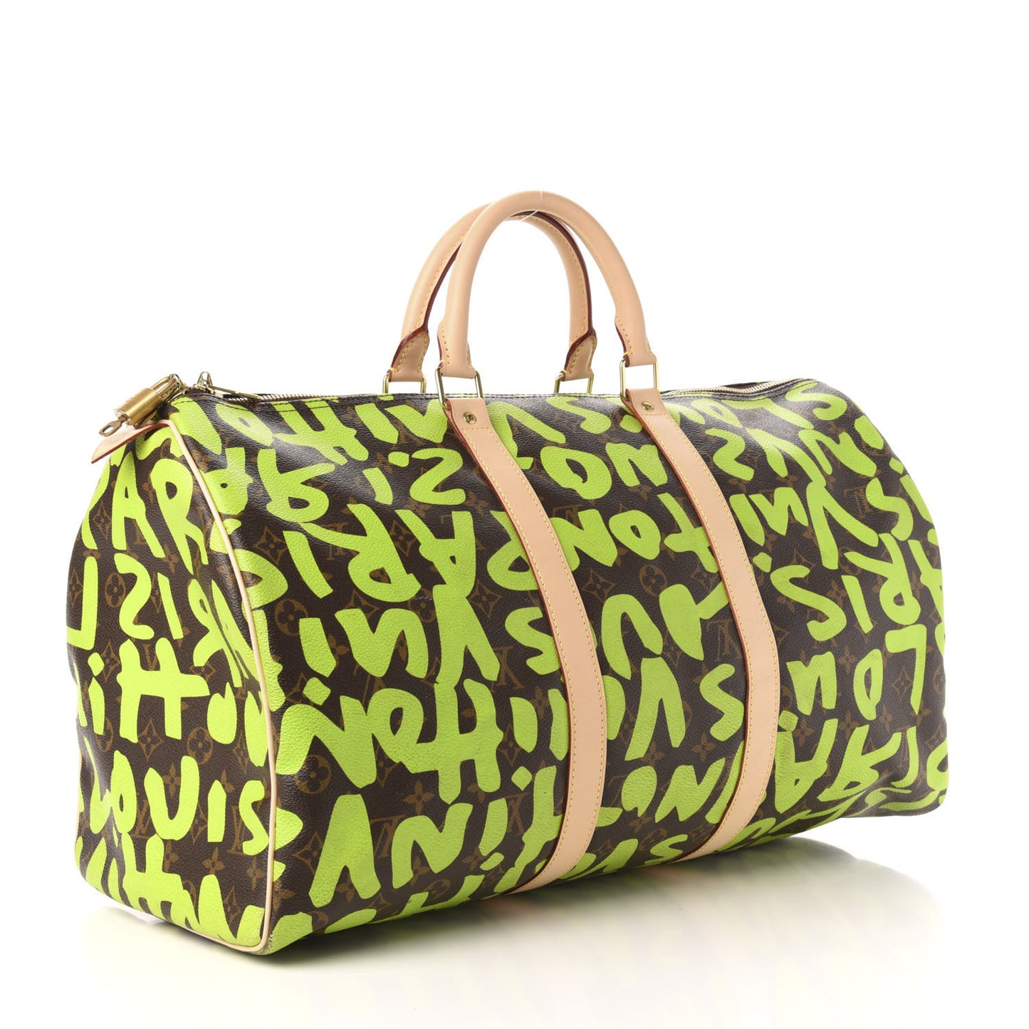 Monogram Graffiti Keepall 50 Green