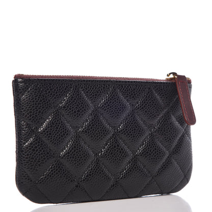 Chanel Caviar Quilted Small Cosmetic Case Black 3 of 7