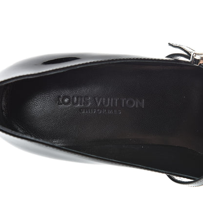 Louis Vuitton Patent Uniformes Silhouette 40mm Pumps 36.5 Black 6 of 8