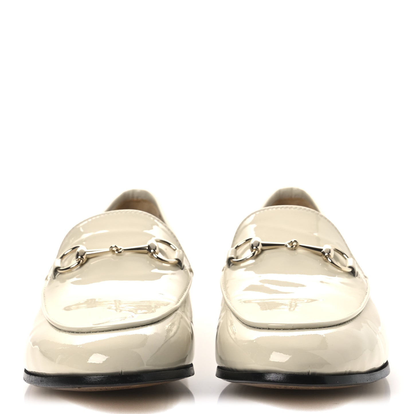 Patent Womens Jordaan Loafers 39.5 New Ivory