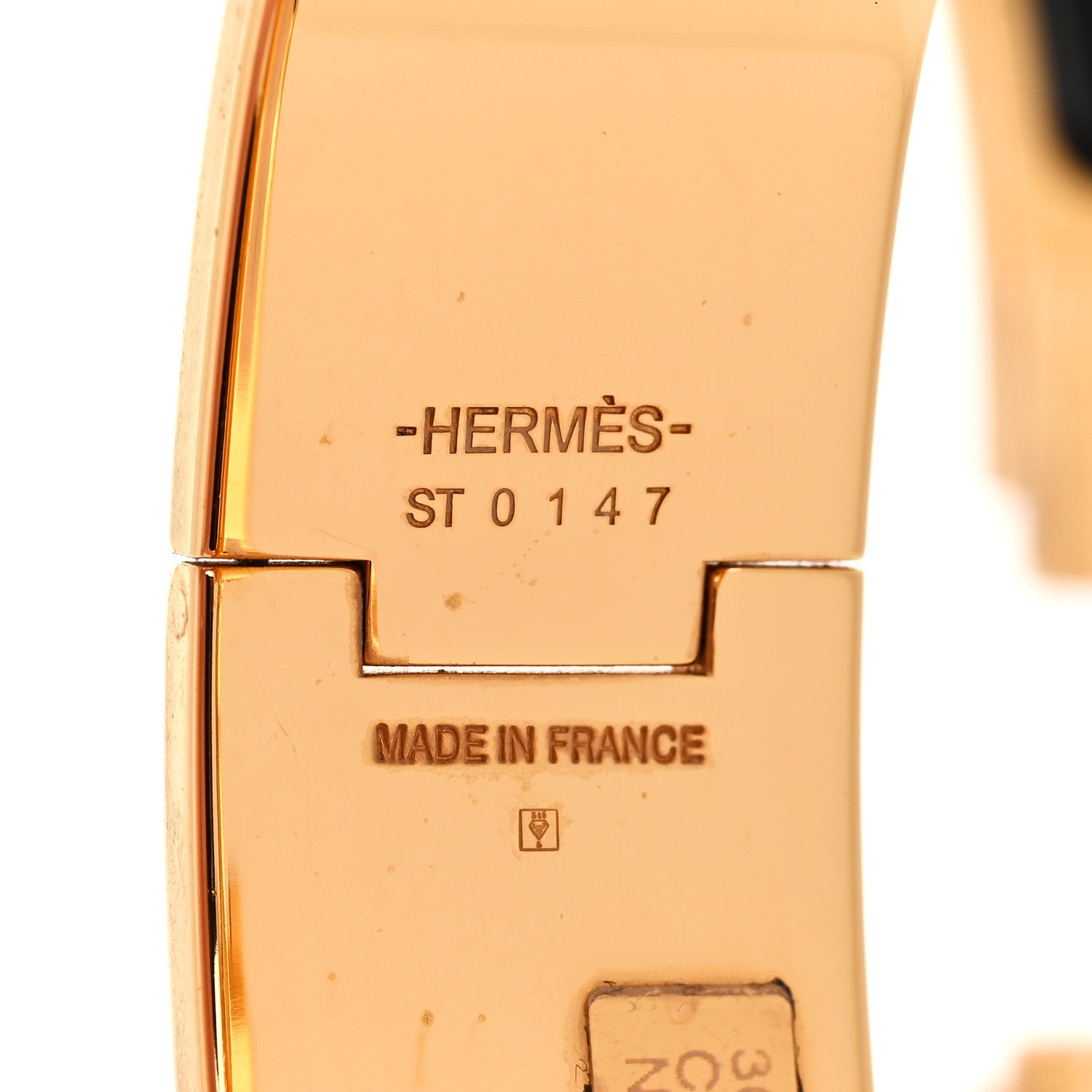 Hermes Enamel Wide Clic Clac H Bracelet GM Black 4 of 5