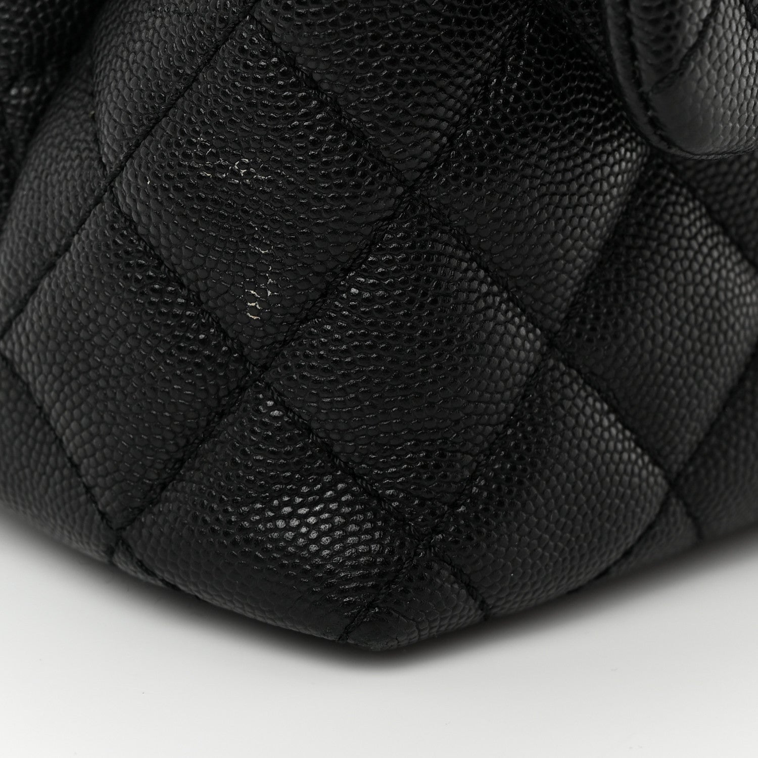 Chanel Caviar Lizard Quilted Small Coco Handle Flap Black 11 of 11