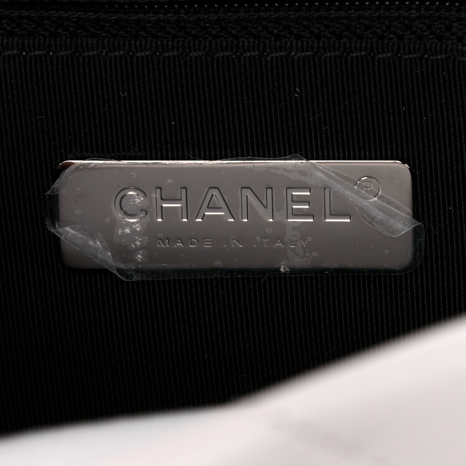 Chanel Glossy Calfskin Quilted Medium Chanel 19 Flap White Black 6 of 10