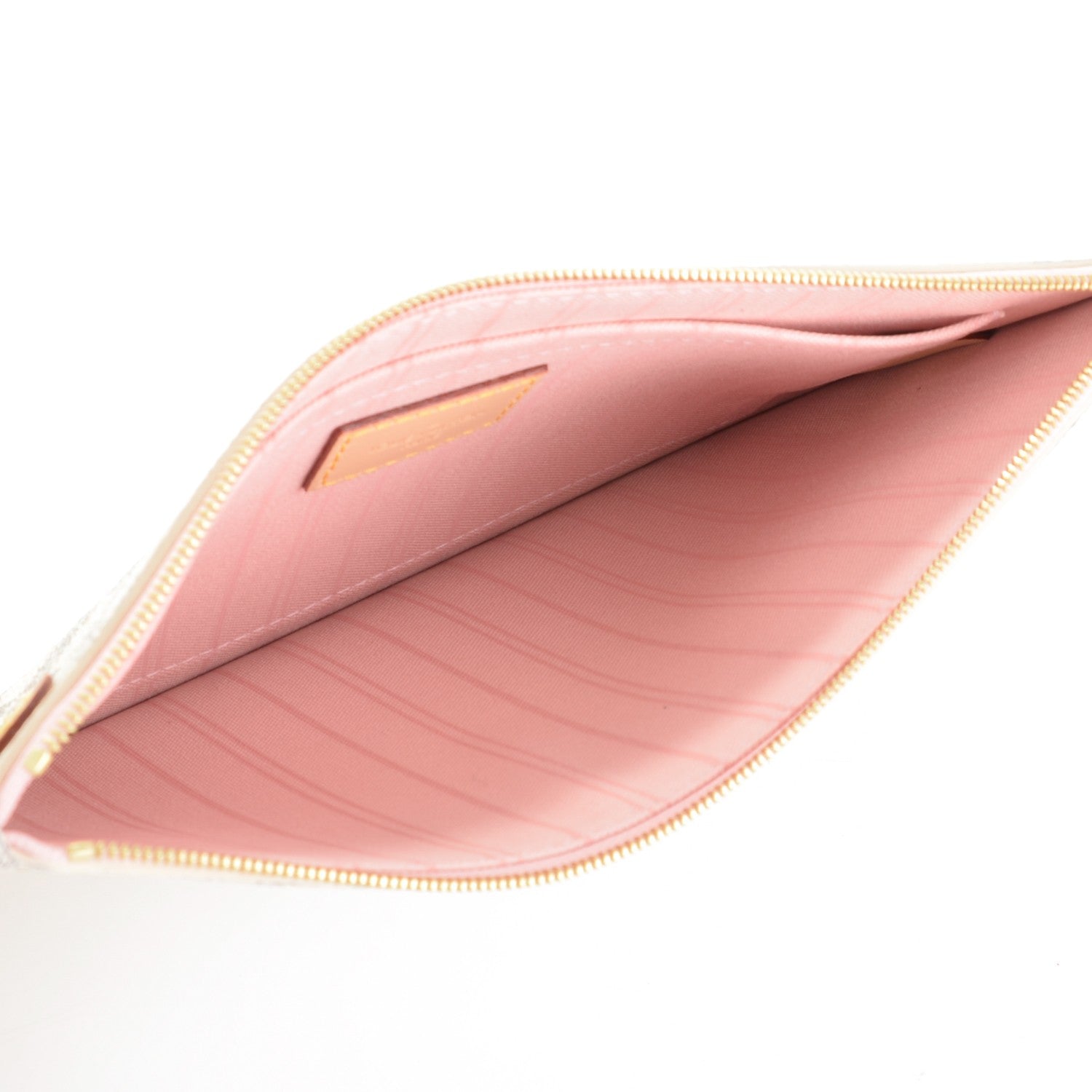 Louis Vuitton Damier Azur Neverfull MM GM Pochette Rose Ballerine 5 of 7