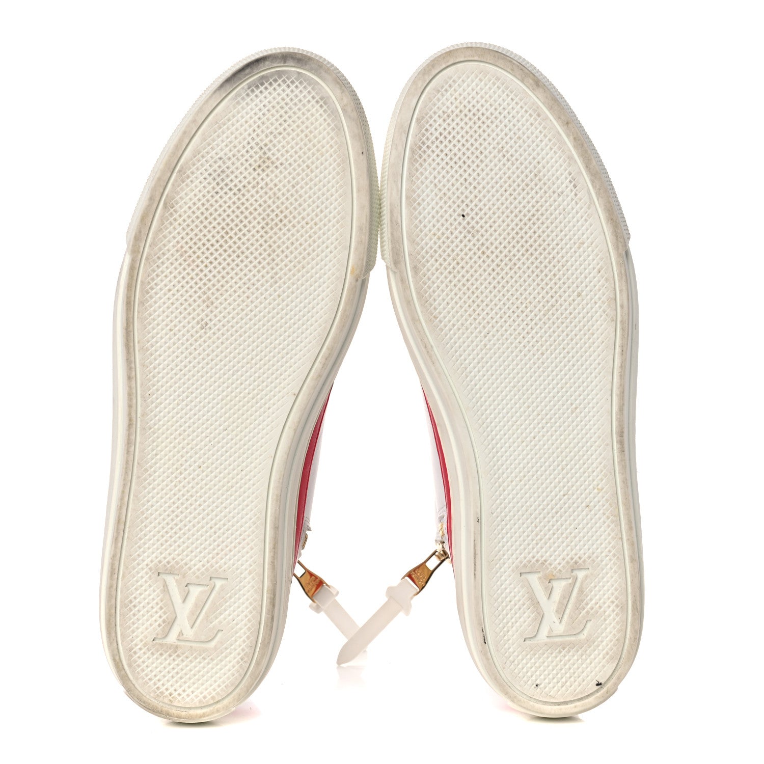 Louis Vuitton Calfskin LV Stellar Sneaker Boots 39 White Framboise 5 of 17