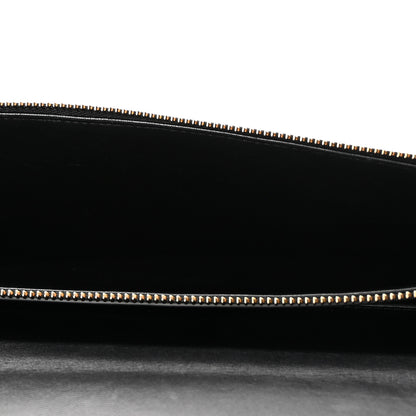 Celine Triomphe Canvas Calfskin Cartable Small Briefcase Black 6 of 11