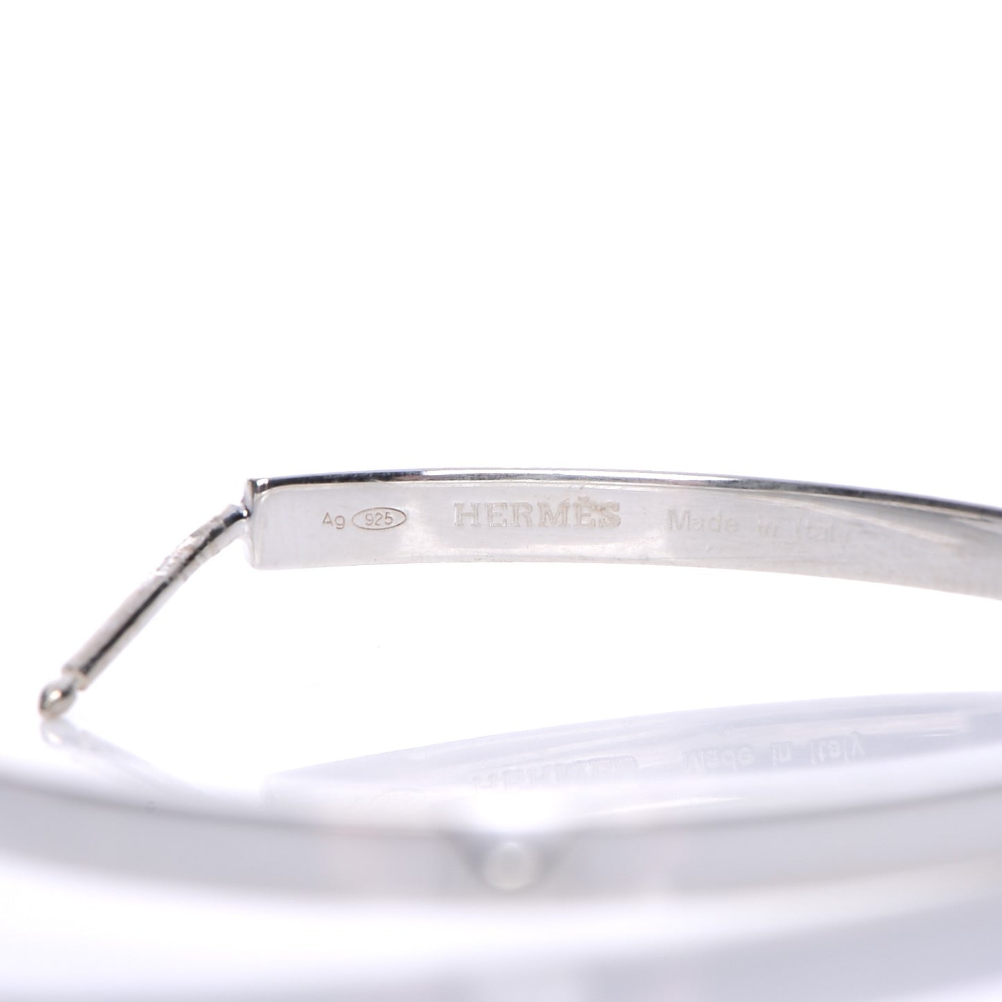 Sterling Silver Mini Clous Hoop Earrings