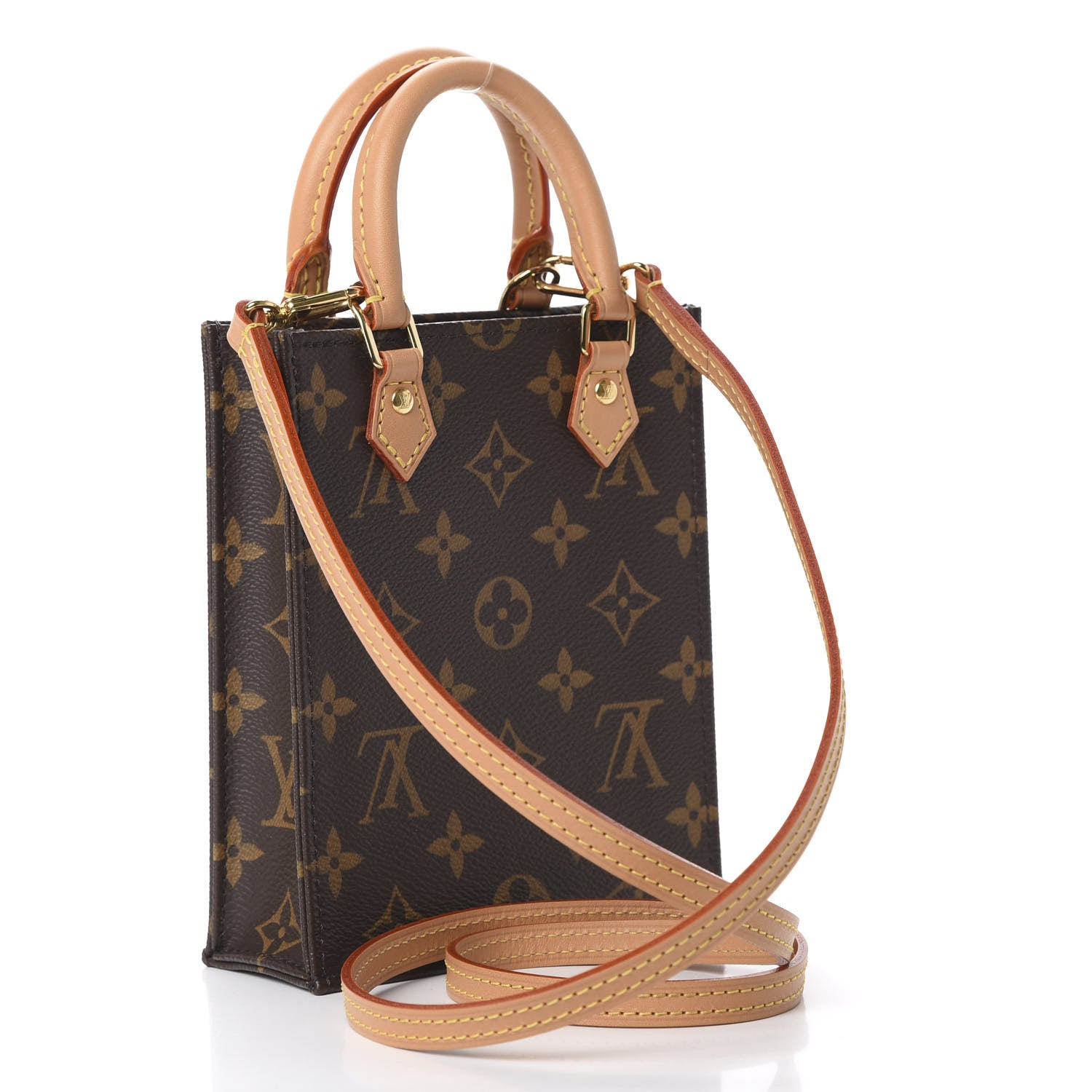 Louis Vuitton Monogram Petit Sac Plat 2 of 9