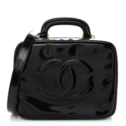 Chanel Patent Timeless CC Vanity Case Black 1 of 13