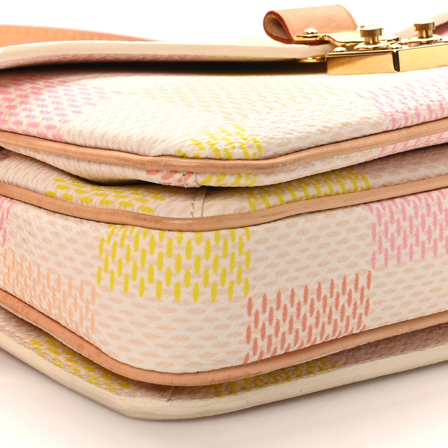 Louis Vuitton Damier Giant Pochette Metis East West Peach 8 of 10