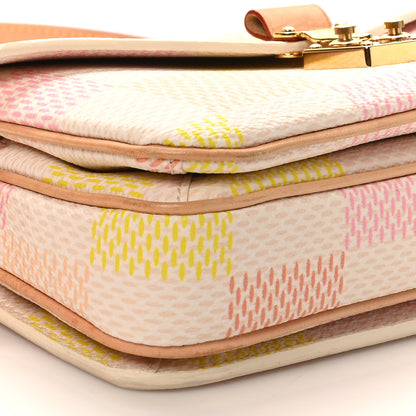 Louis Vuitton Damier Giant Pochette Metis East West Peach 8 of 10