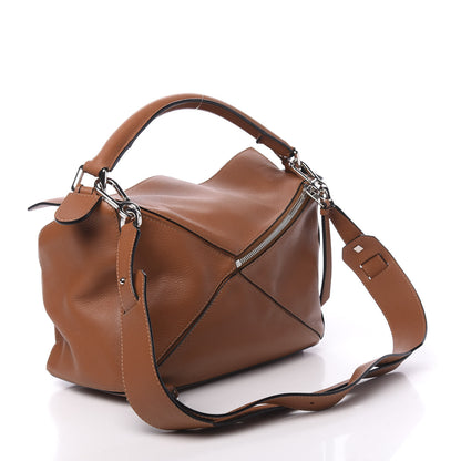 Loewe Calfskin Medium Puzzle Bag Tan 3 of 12