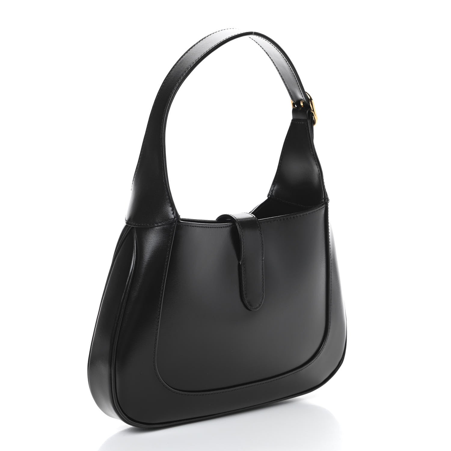 Gucci Boarded Dyana Lux Calfskin Small Jackie 1961 Hobo Black 2 of 4