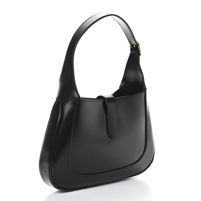 Gucci Boarded Dyana Lux Calfskin Small Jackie 1961 Hobo Black 2 of 4