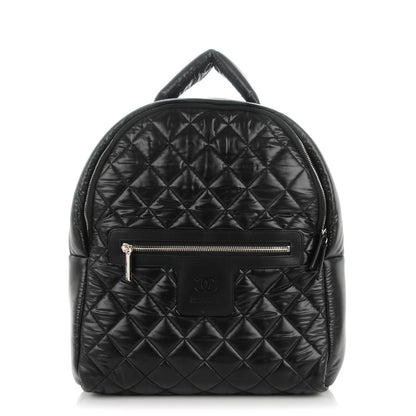 Chanel Nylon Quilted Coco Cocoon Backpack Black 1 of 7