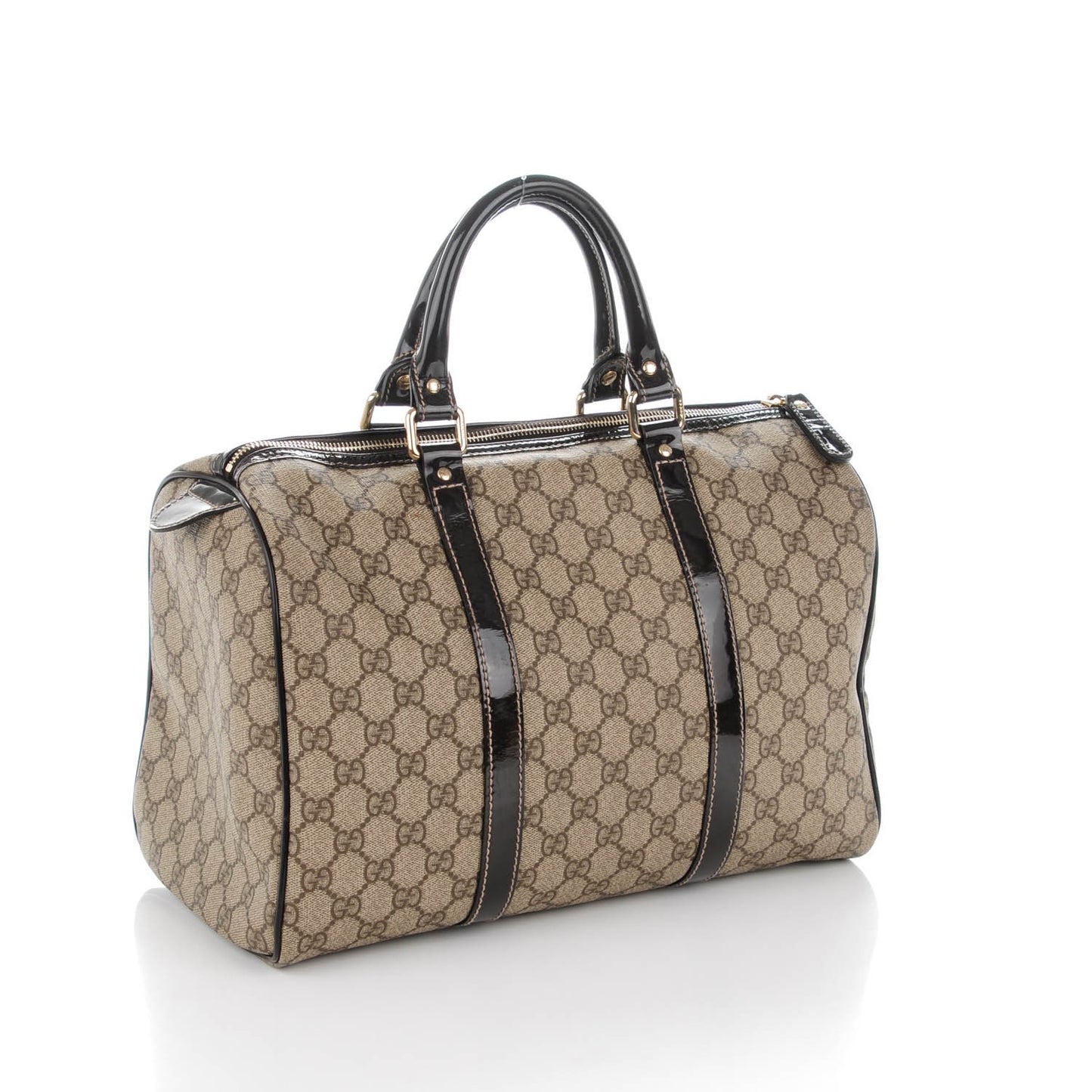 GG Plus Monogram Medium Joy Boston Dark Brown