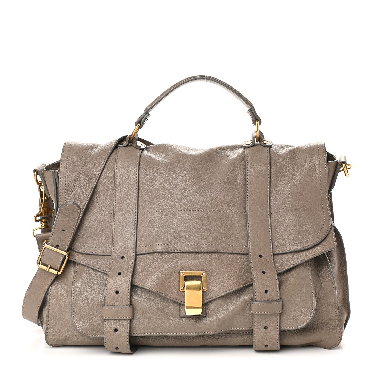 Lambskin Large PS1 Satchel Smoke