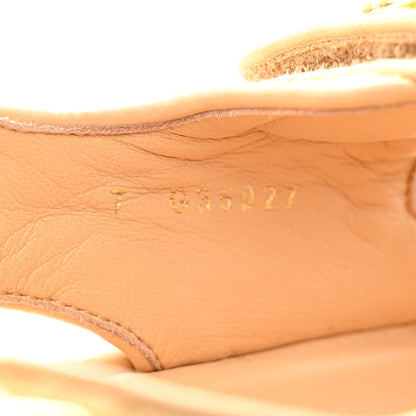 Chanel Braided Fabric Velcro Dad Sandals 37 Beige 8 of 9