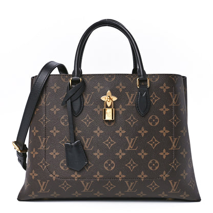 Louis Vuitton Monogram Flower Tote Black 1 of 11