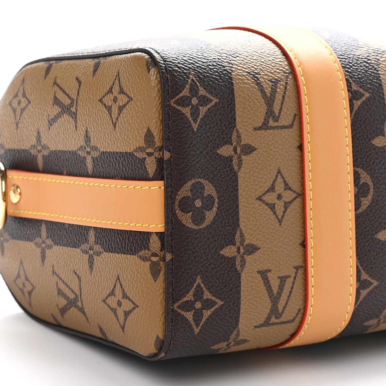 Louis Vuitton X NIGO Reverse Monogram Stripes City Keepall Bandouliere Brown 8 of 10