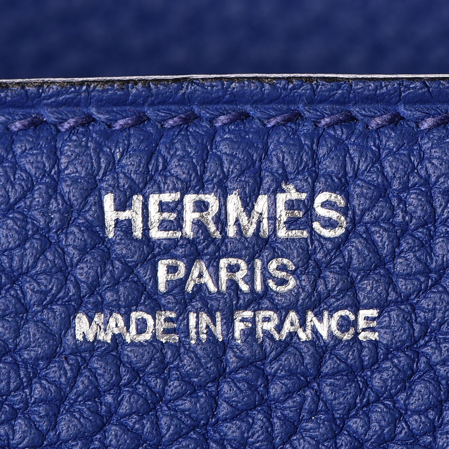 Hermes Togo Birkin 25 Bleu Electrique 10 of 34