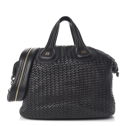 Givenchy Lambskin Woven Medium Nightingale Black 1 of 12