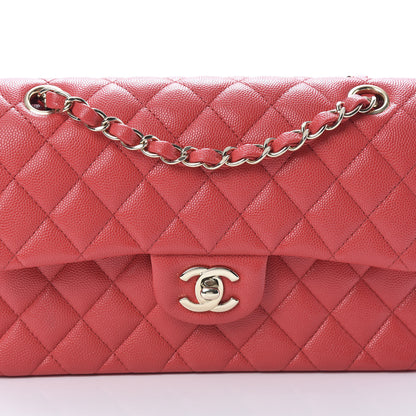 Chanel Caviar Quilted Small Double Flap Red 8 of 10