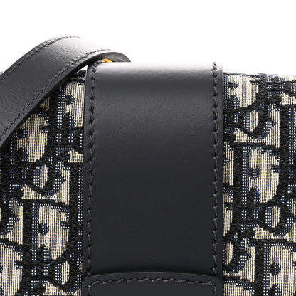 Christian Dior Oblique 30 Montaigne Flap Bag Blue 8 of 12