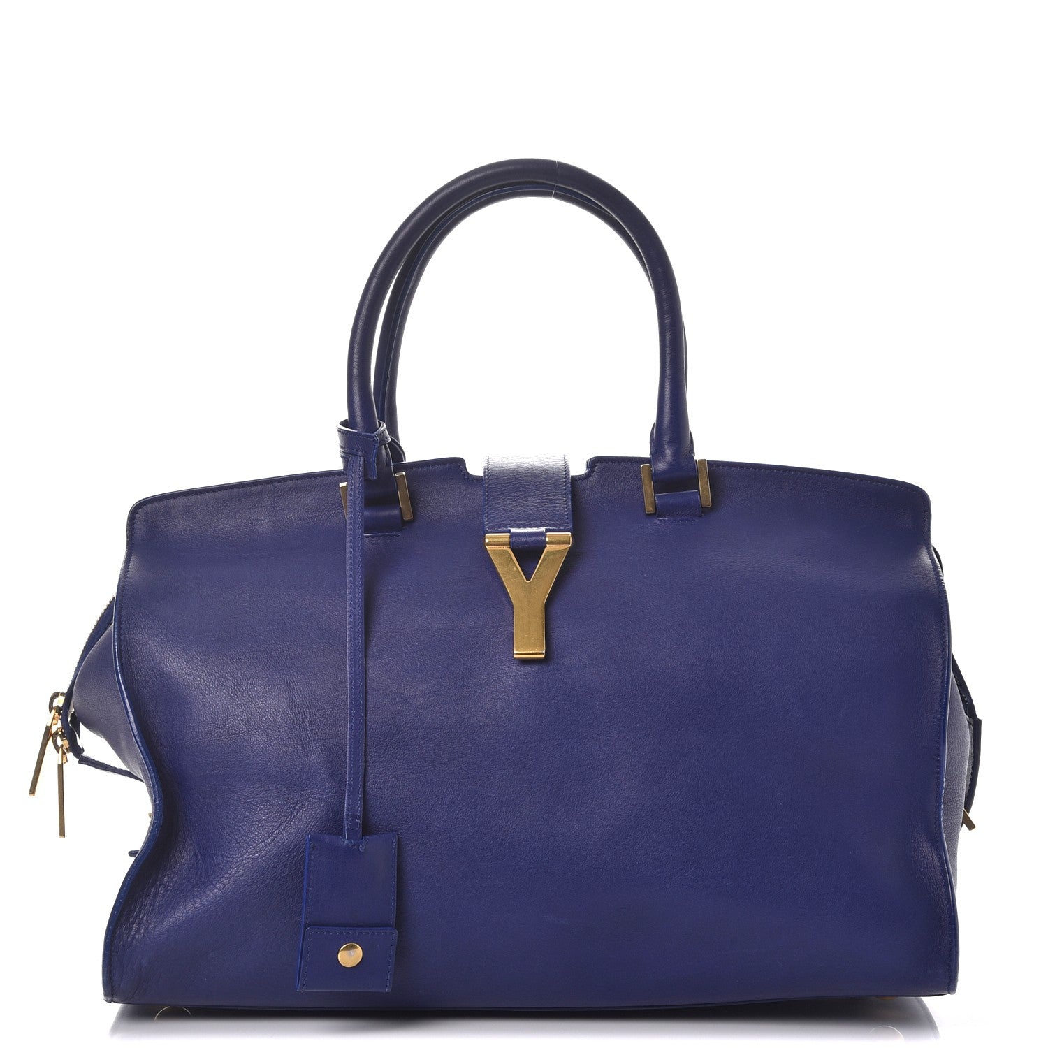 Saint Laurent Calfskin Medium Classic Y Cabas Navy 1 of 11