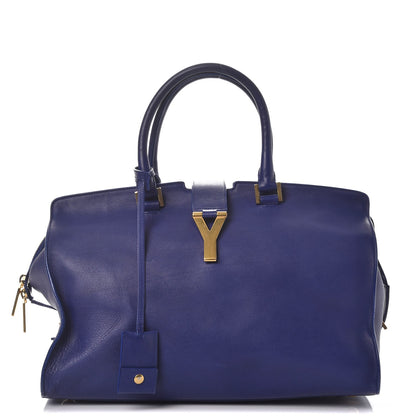Saint Laurent Calfskin Medium Classic Y Cabas Navy 1 of 11