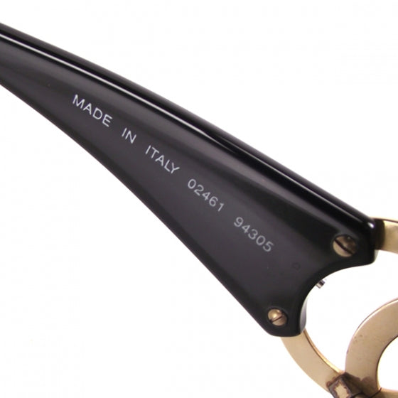 CC Logo Sunglasses 02461 Gold/Black
