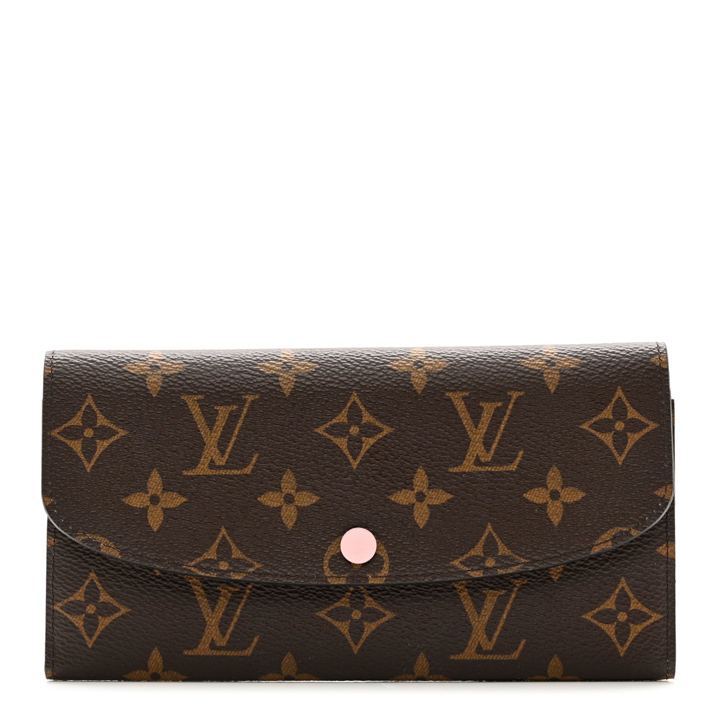 Monogram Emilie Wallet Rose Ballerine