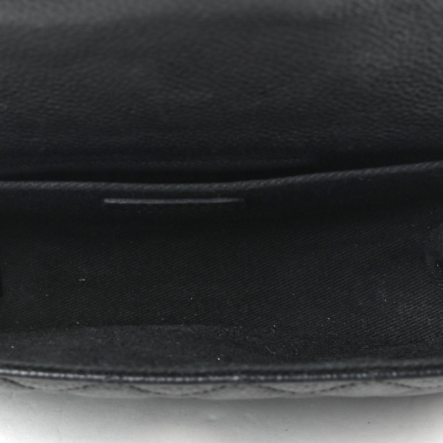 Grained Calfskin Quilted 2.55 Reissue Flap Belt Bag Clutch Black