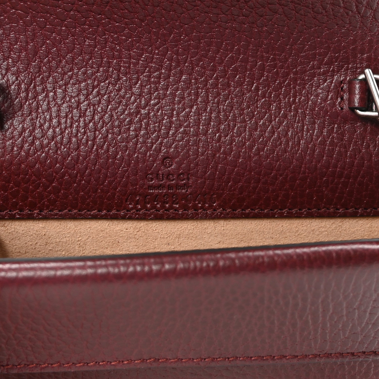 Gucci Dollar Calfskin Crystal Super Mini Dionysus Shoulder Bag Vintage Bordeaux Black Diamond 6 of 9