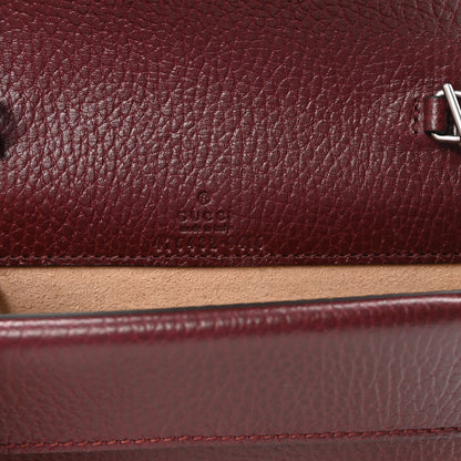 Gucci Dollar Calfskin Crystal Super Mini Dionysus Shoulder Bag Vintage Bordeaux Black Diamond 6 of 9