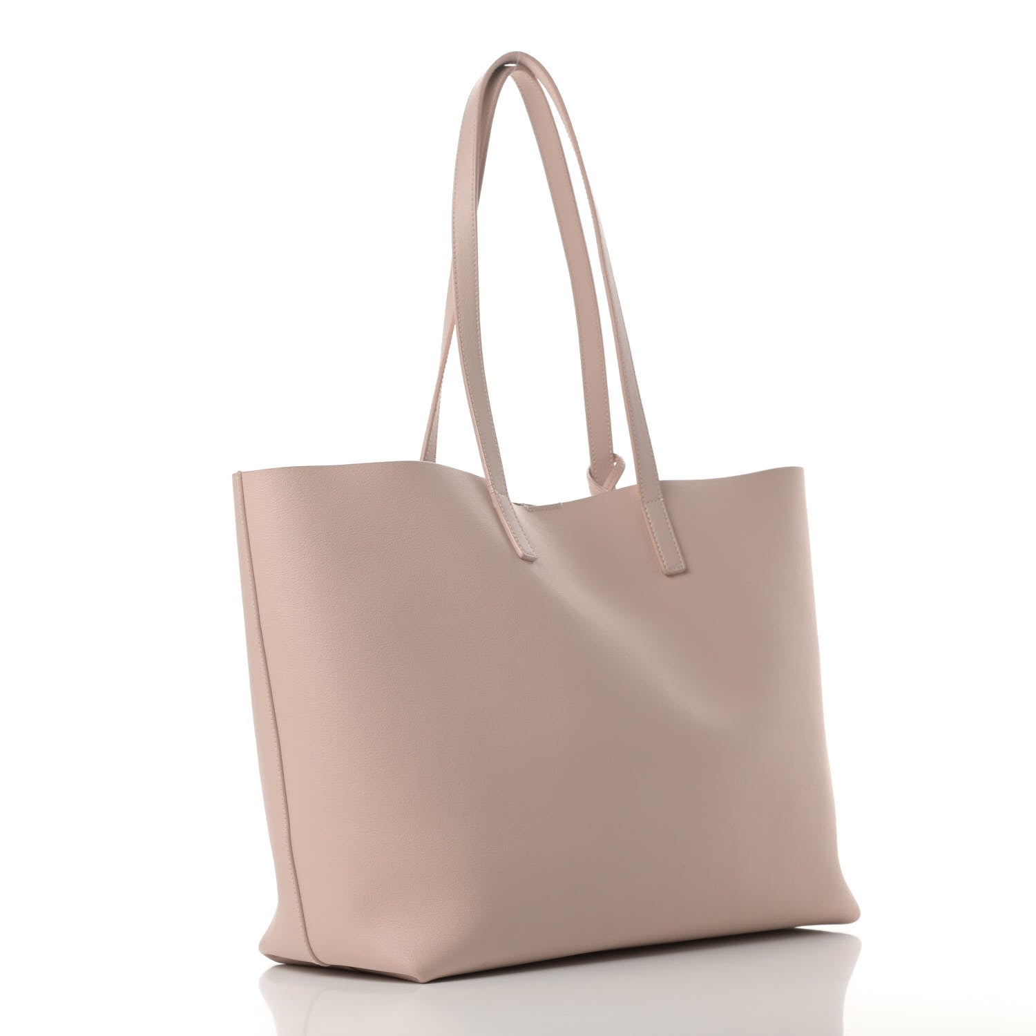 Saint Laurent Calfskin Large Shopping Tote Pale Blush 4 of 19
