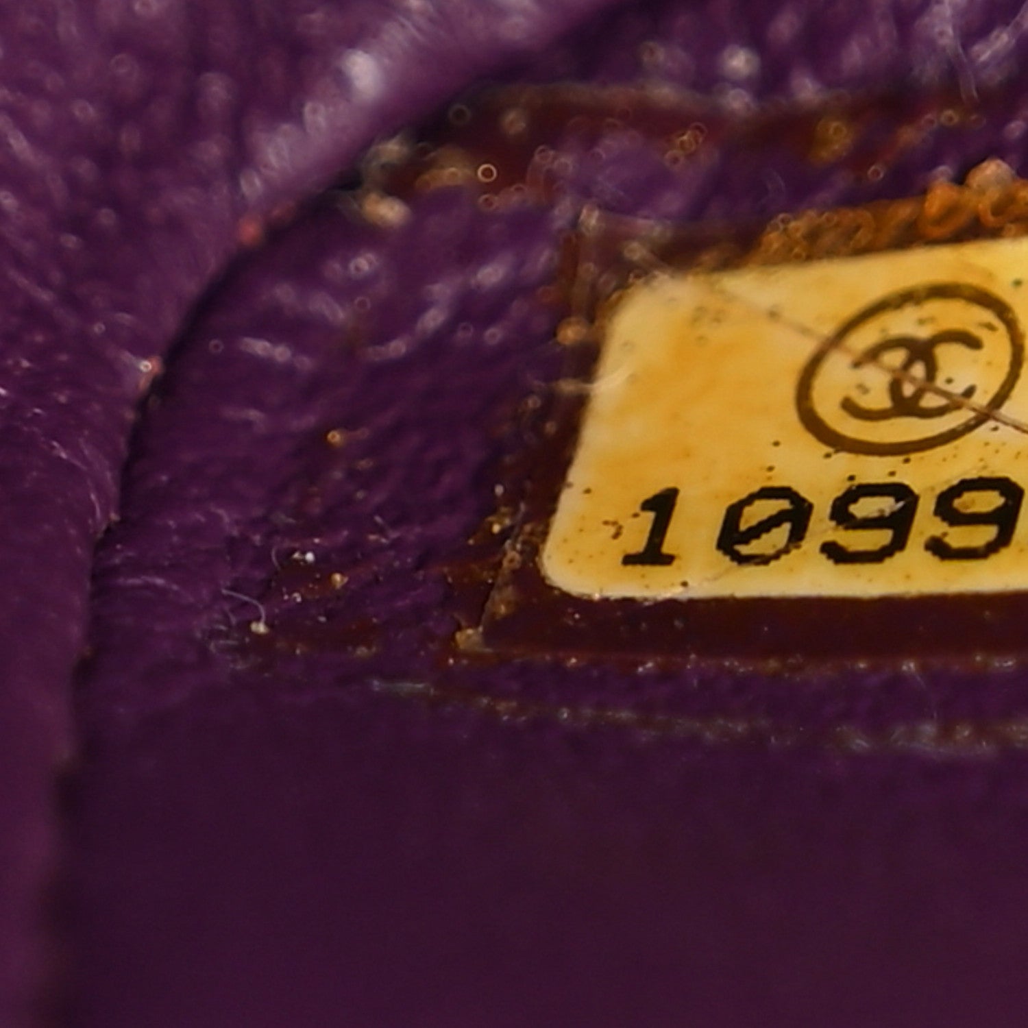 Chanel Caviar Quilted Medium Double Flap Purple 6 of 10