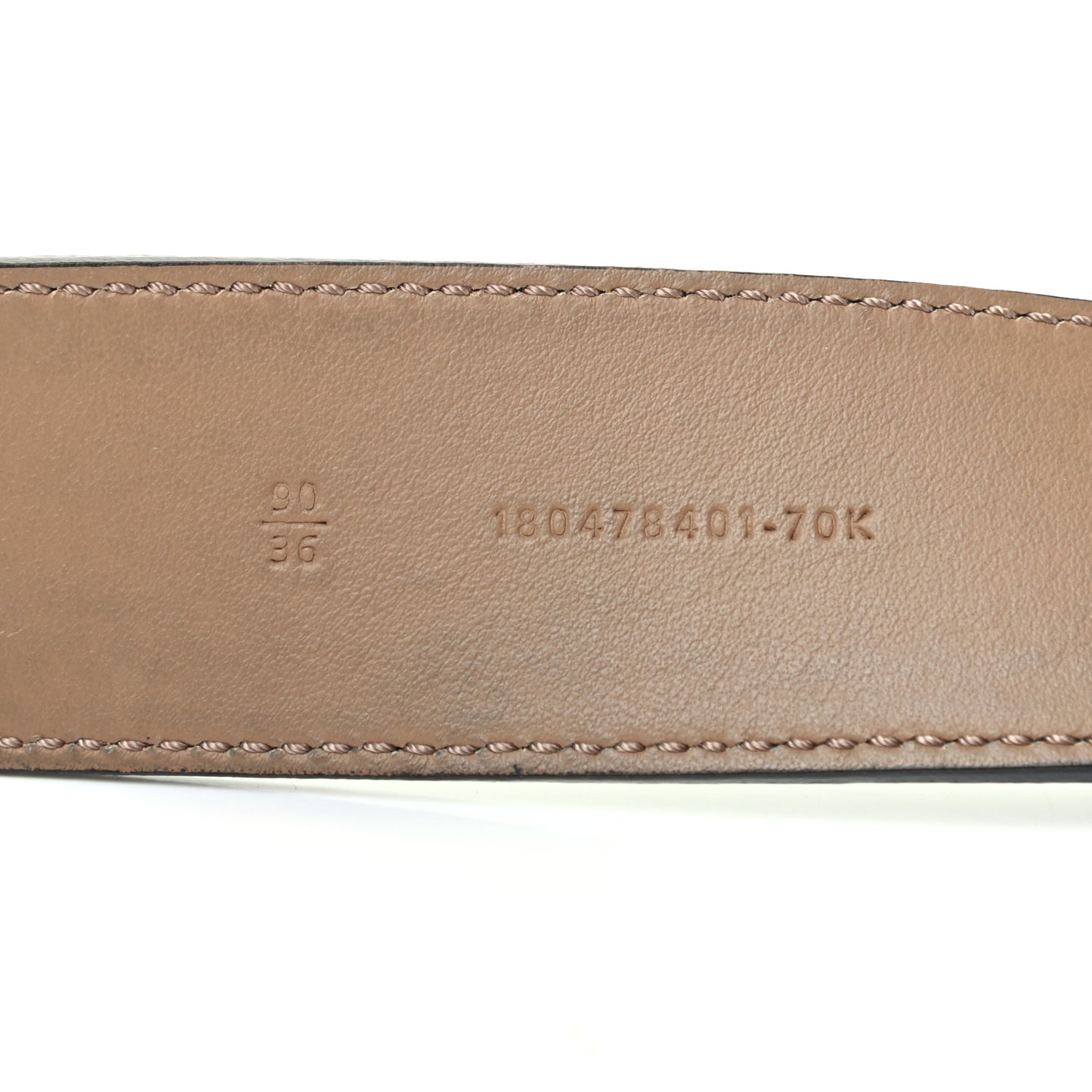 Calfskin FF Belt 90 36 Black